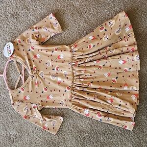 Dot Dot Smile Whimsical Flower Ballerina Dress 2T